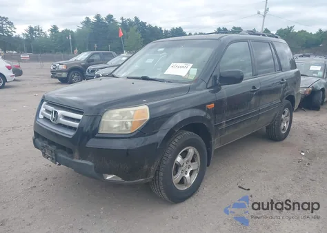 2006 Honda Pilot Ex from USA, damaged, VIN 2HKYF18406H509743